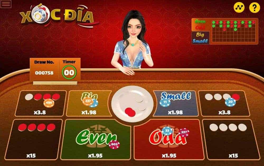 Chú ý chia vốn khi cược vào cửa cược trong Xóc đĩa