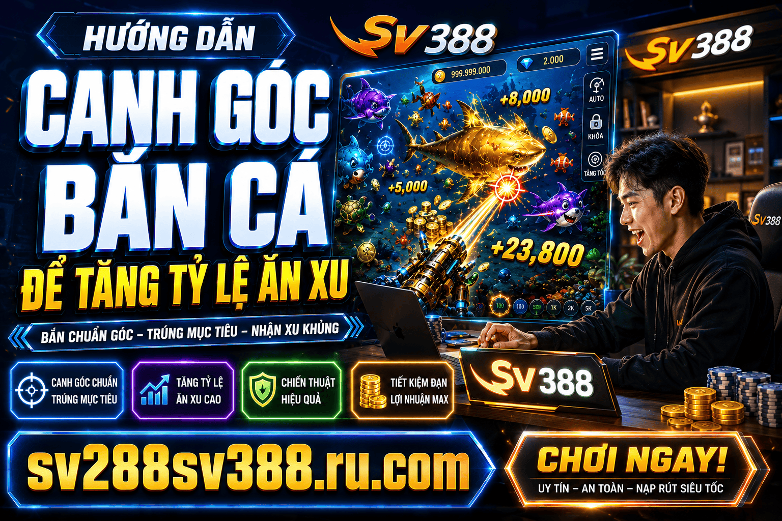 Chien thuat dieu chinh goc ban ca theo tinh huong