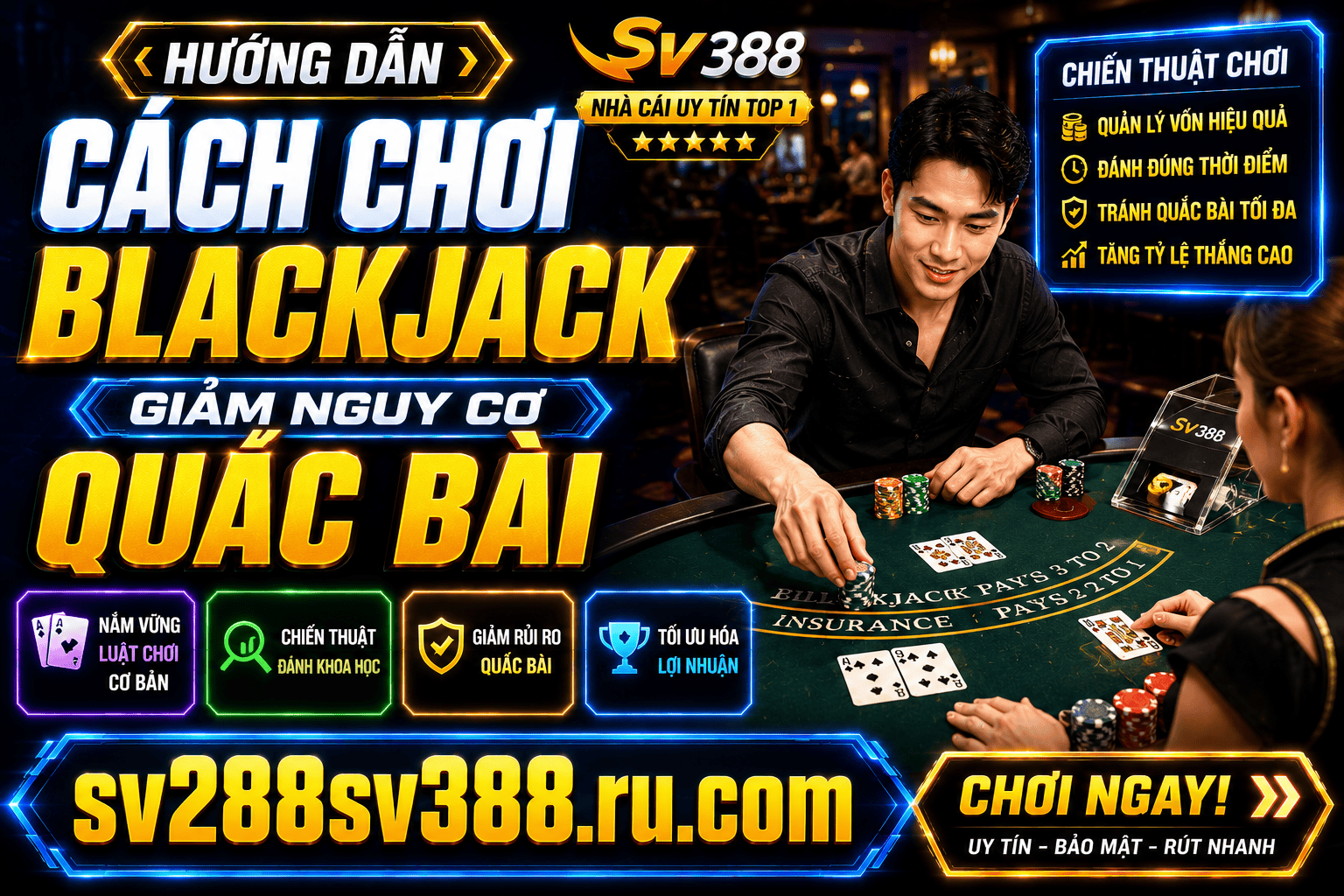 Cach giup kiem soat rui ro khi choi Blackjack