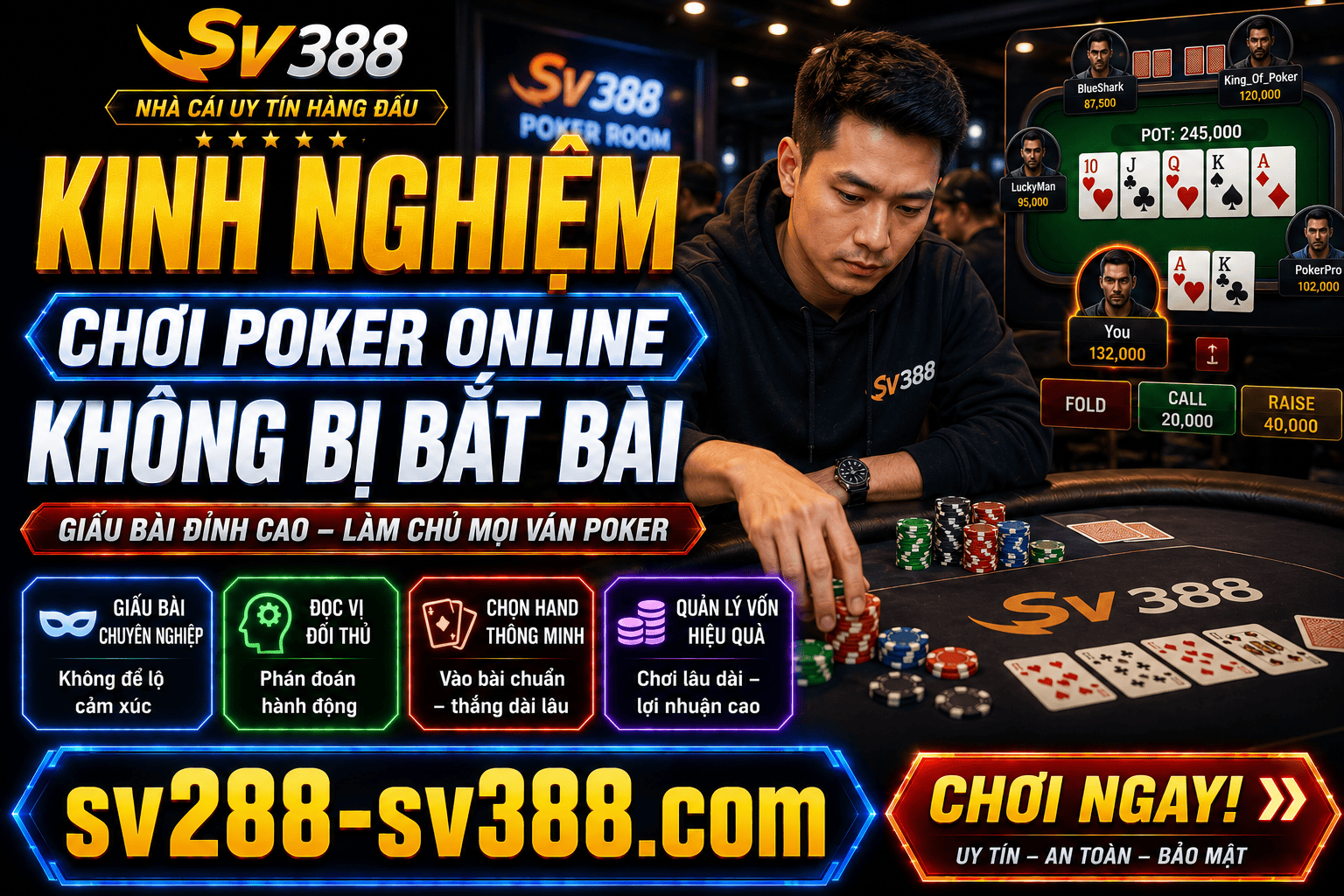 Kinh nghiem doc doi thu choi Poker truoc khi bi ho doc ban