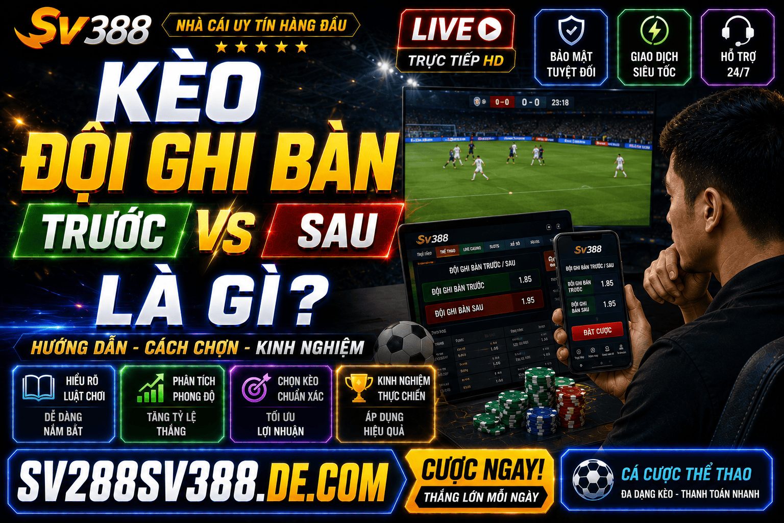 Kinh nghiem dat keo ghi ban truoc sau hieu qua