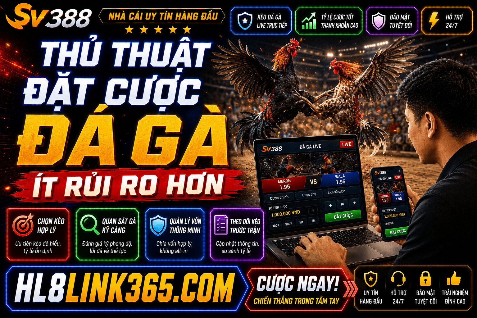 Thu thuat dat cuoc da ga it rui ro giup kiem soat von tot hon