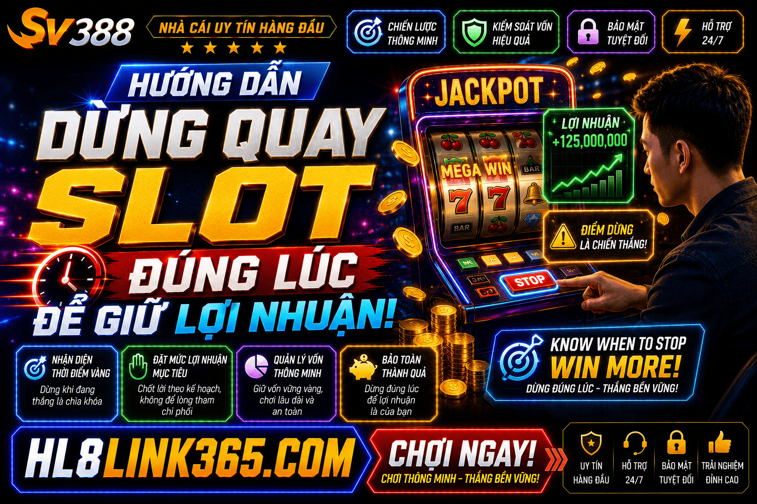 Cach xu ly loi nhuan sau khi dung mot phien Slot