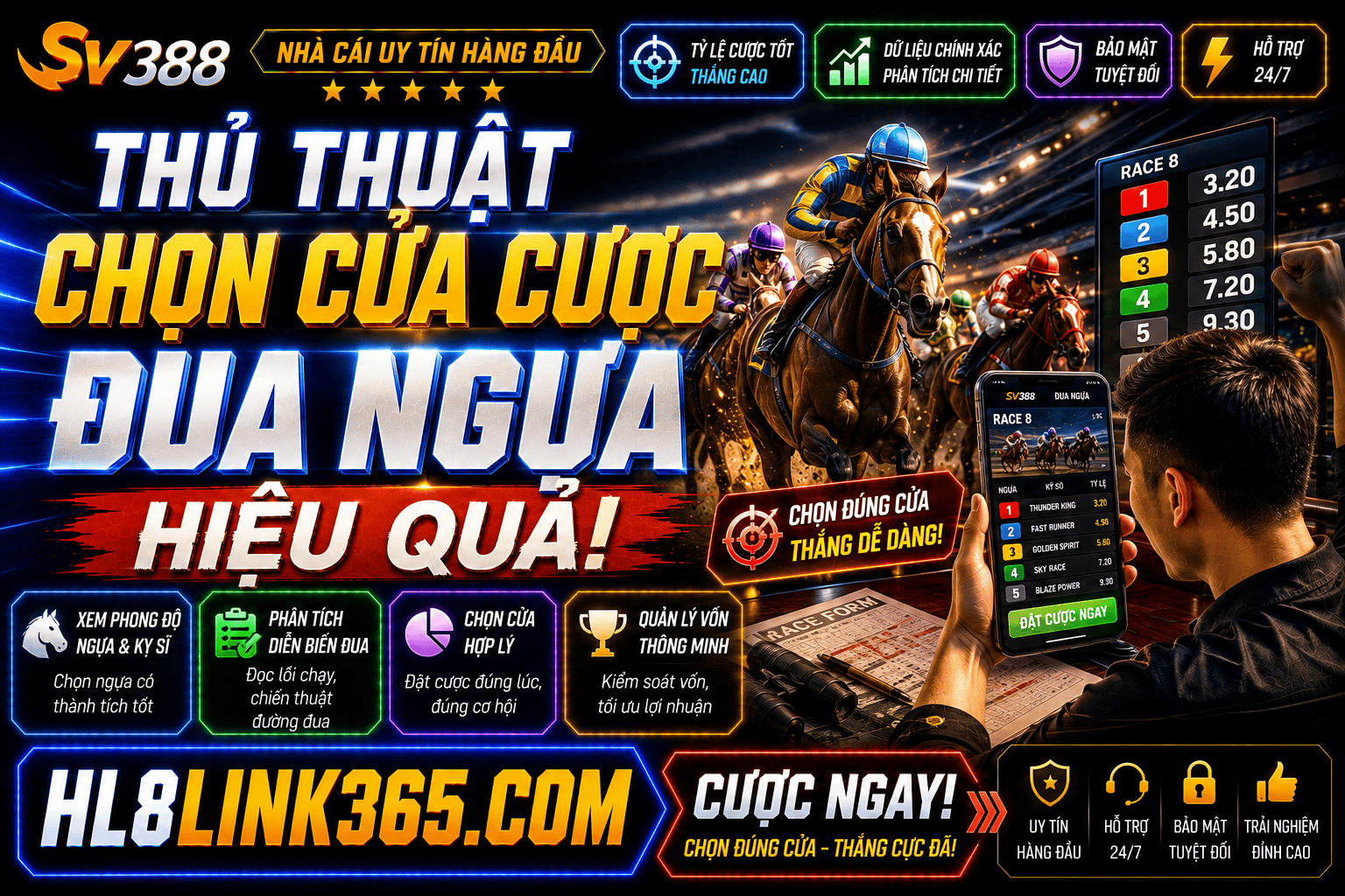Phuong phap chon cua theo dien bien cua tung cuoc dua ngua