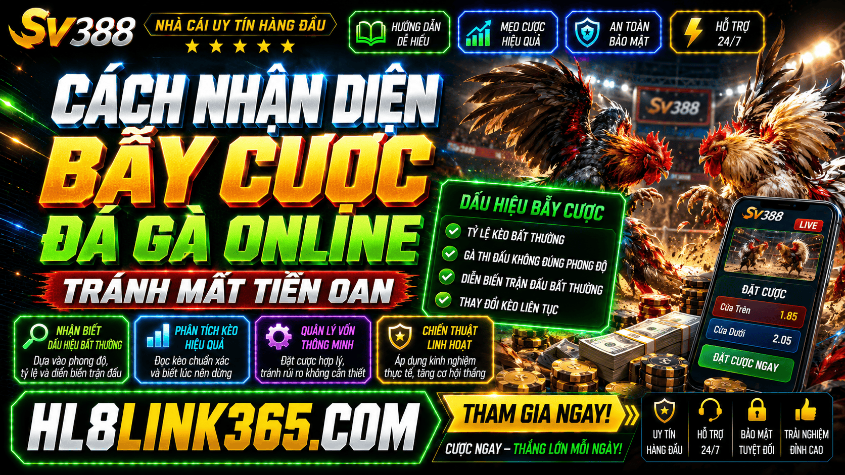 Cach kiem tra tran dau da ga de tranh mac bay truoc khi dat cuoc
