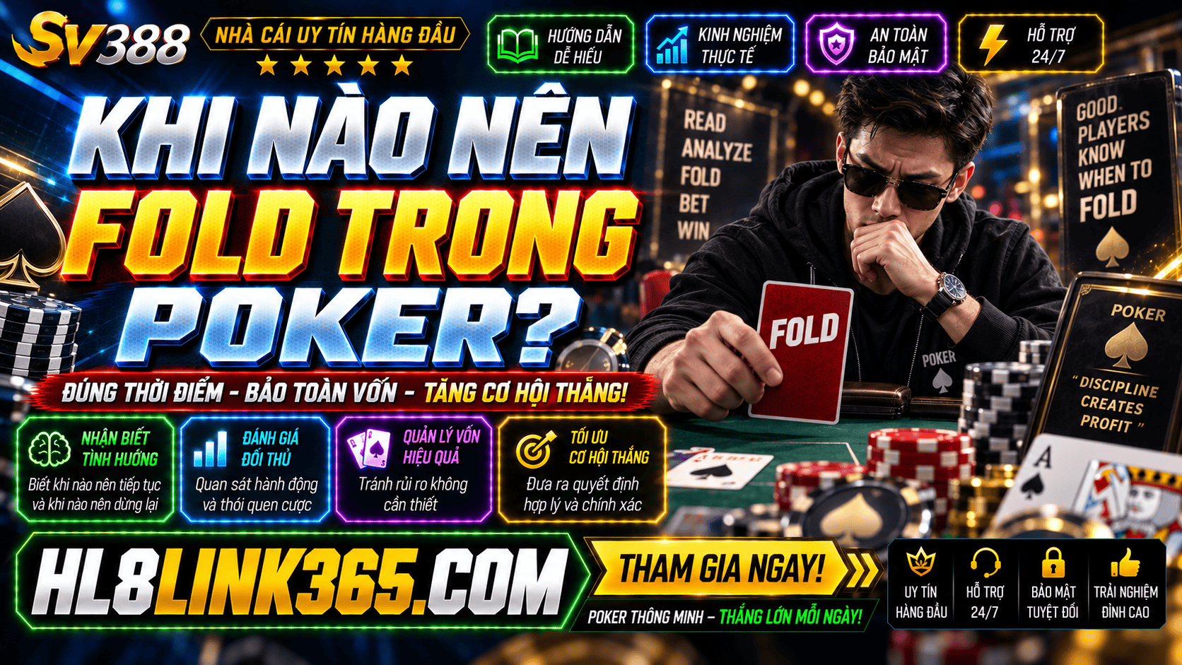 Khi nao moi nguoi nen Fold o trong Poker sau Flop?