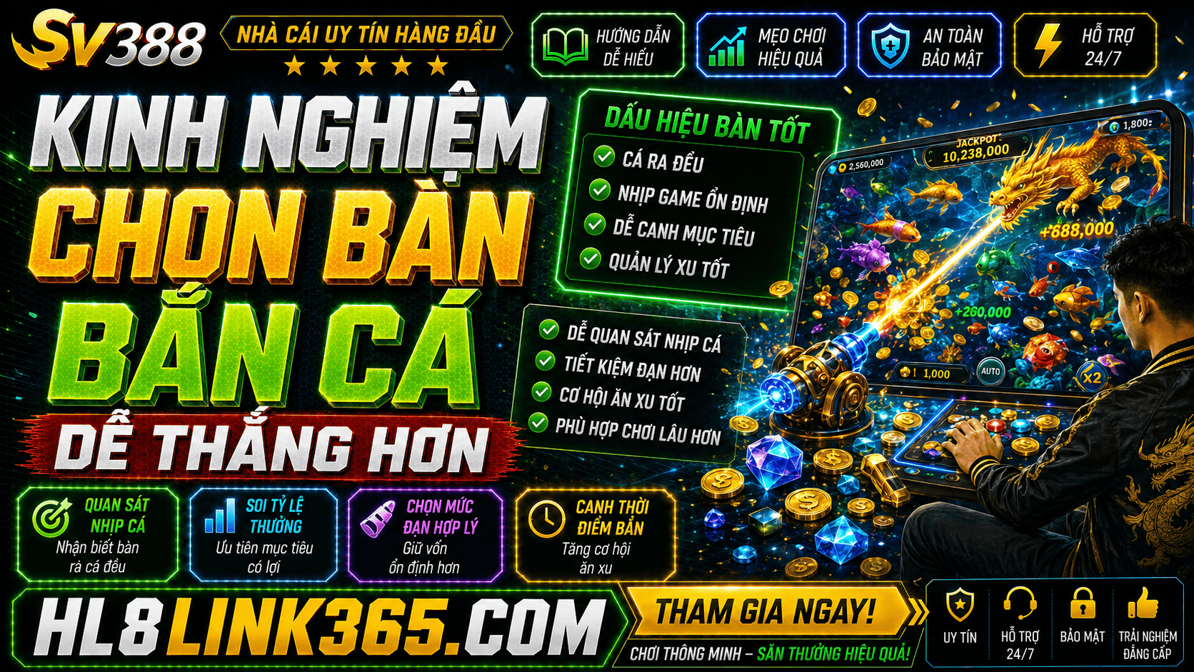 Kinh nghiem chon ban ban ca de thang hon va han che tieu hao xu