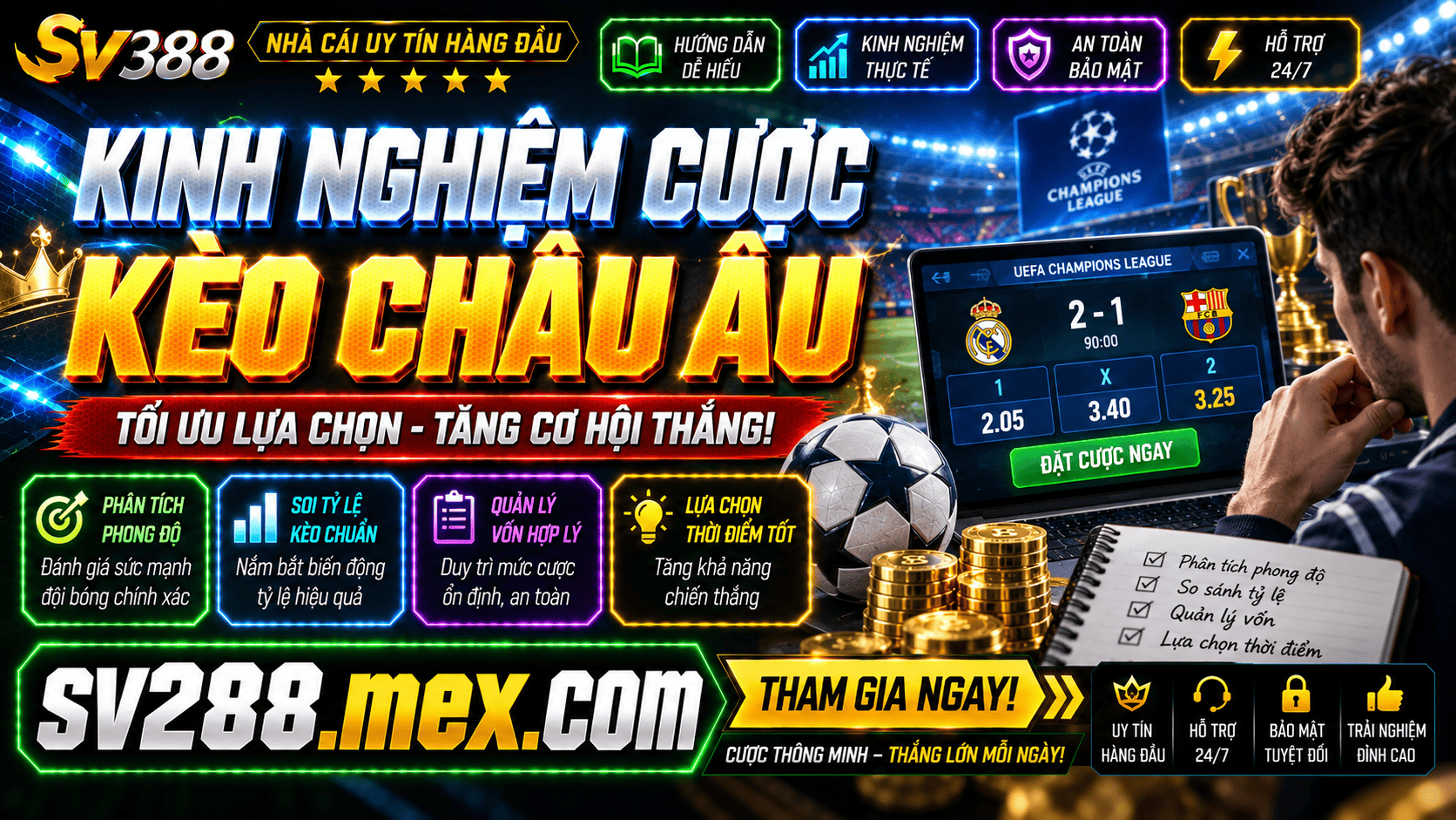 Kinh nghiem cuoc keo chau Au giup lua chon cua cuoc hieu qua hon