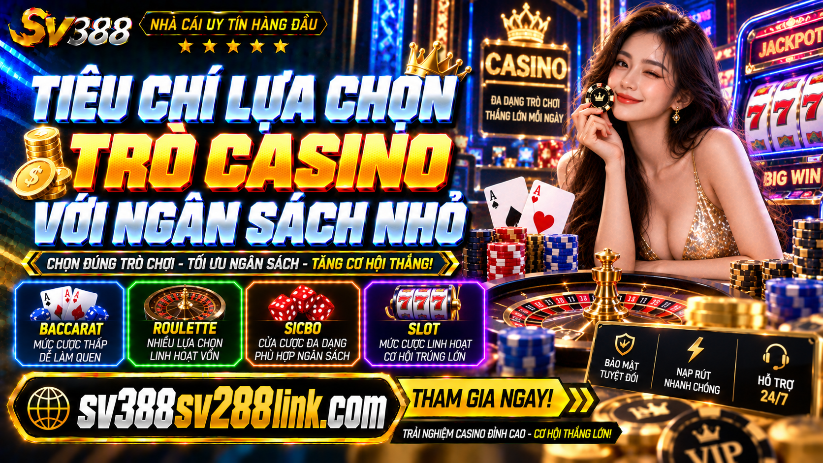 Tieu chi lua chon tro casino khi ngan sach khong lon