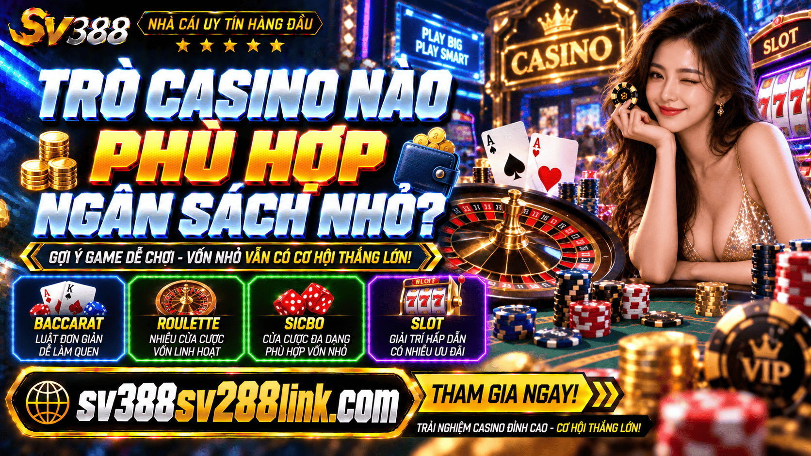 Bật mí trò casino nào phù hợp ngân sách nhỏ mà vẫn dễ tham gia?